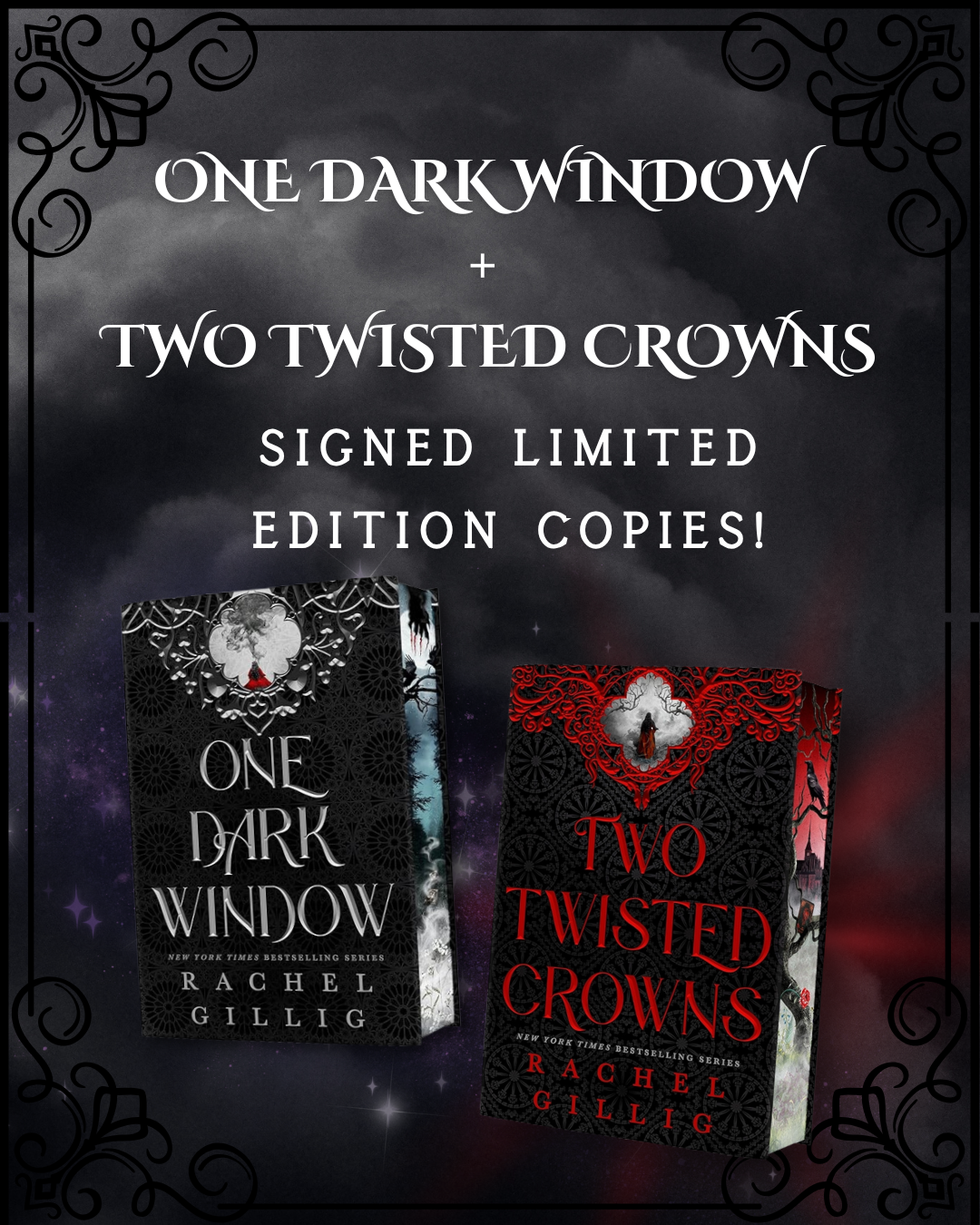 SIGNED One Dark Window + Two Twisted Crowns (MINOR COSMETIC DAMAGE, 25 PERCENT OFF!!)