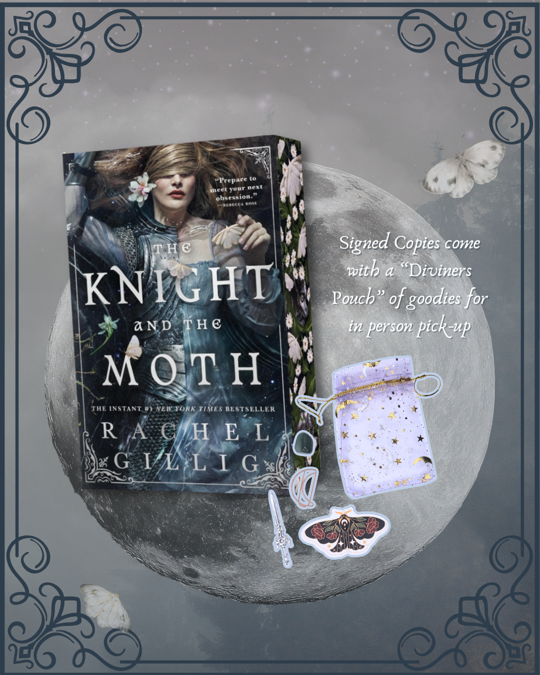 SIGNED Indie Exclusive The Knight and the Moth by Rachel Gillig (Pre-Order)