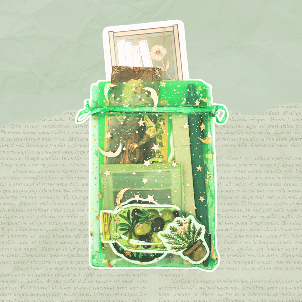 Bookish Treasure Annotation Pouch
