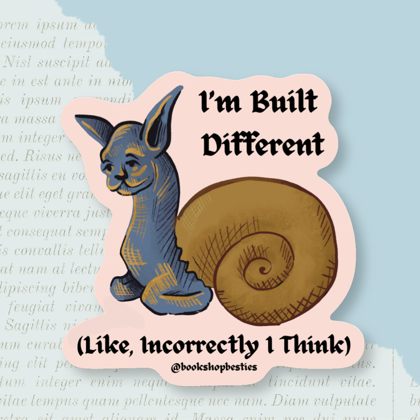 I'm Built Different Vinyl Sticker