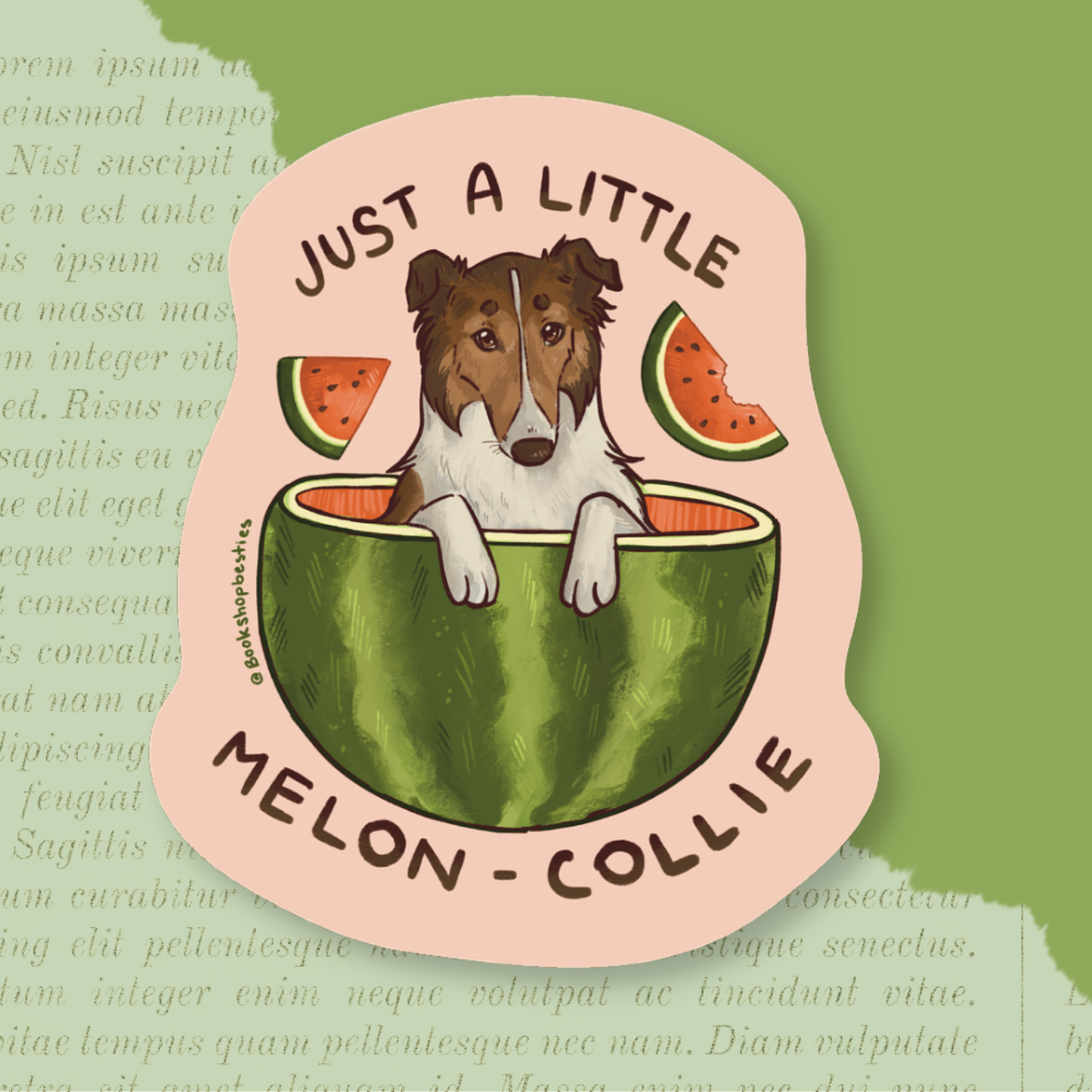 Just a Little Melon-Collie Vinyl Sticker
