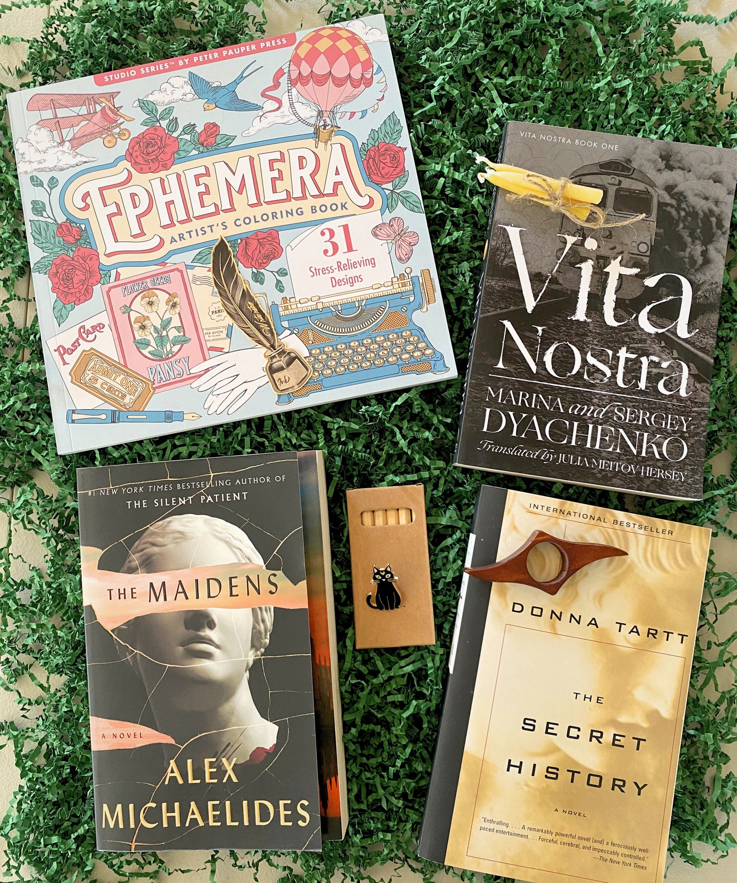Dark Academia Deluxe Book Box | A Curated Gift Box for Book Lovers