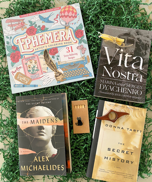 Dark Academia Deluxe Book Box | A Curated Gift Box for Book Lovers